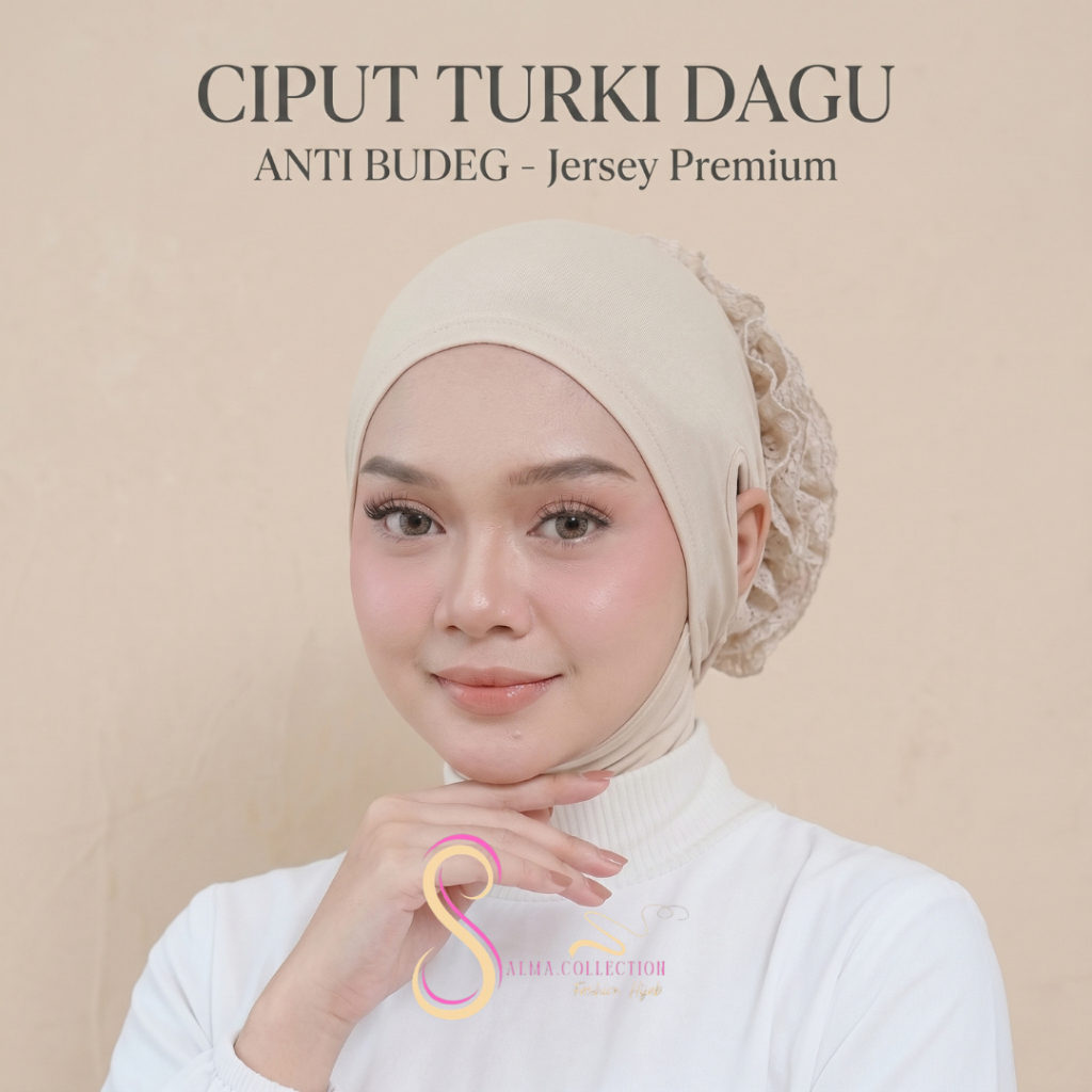 CIPUT TURKI DAGU ANTI BUDEG / Dalaman kerudung ciput sanggul ciput cepol