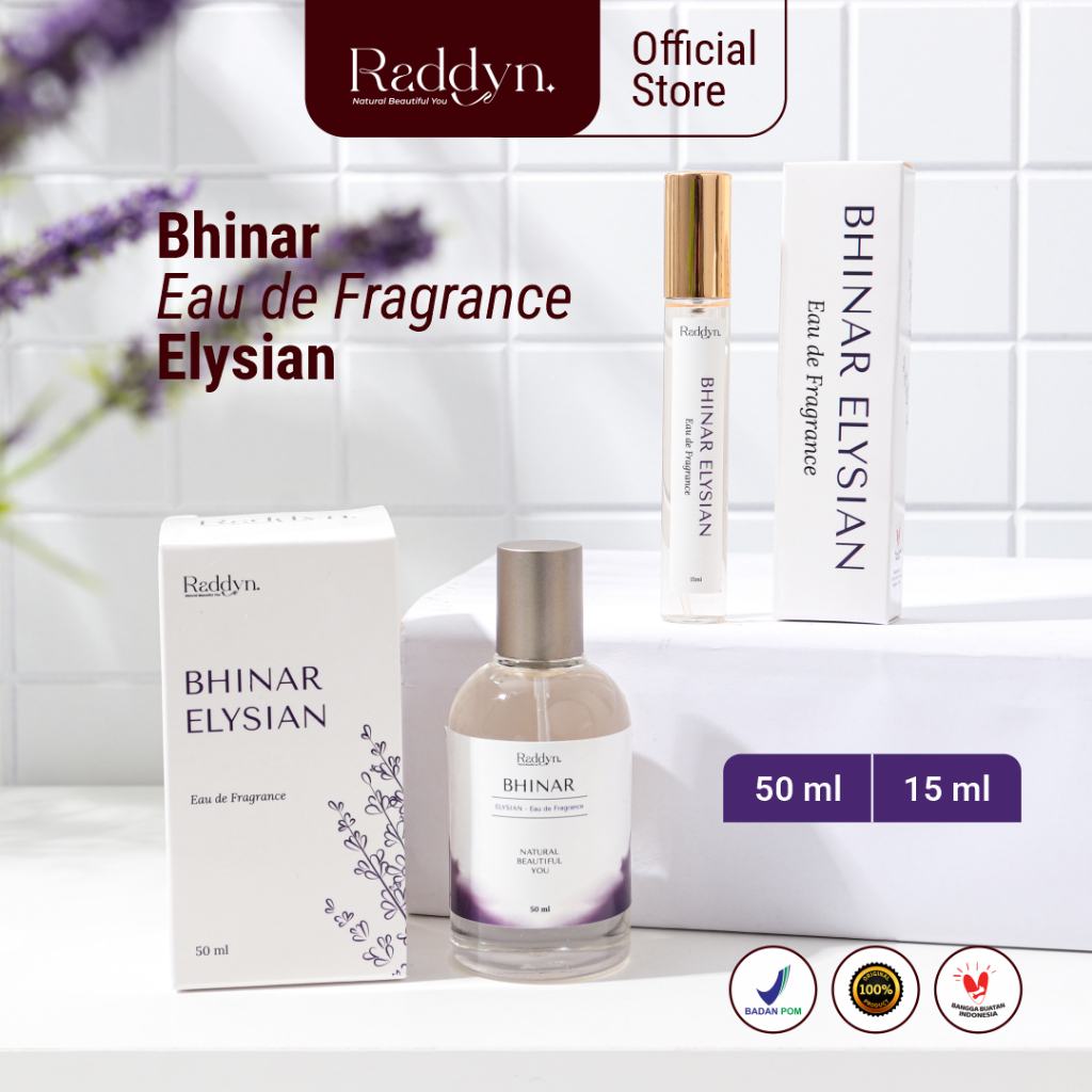 RADDYN Bhinar Parfum tahan lama Eau de Fragrance - Elysian - Parfum