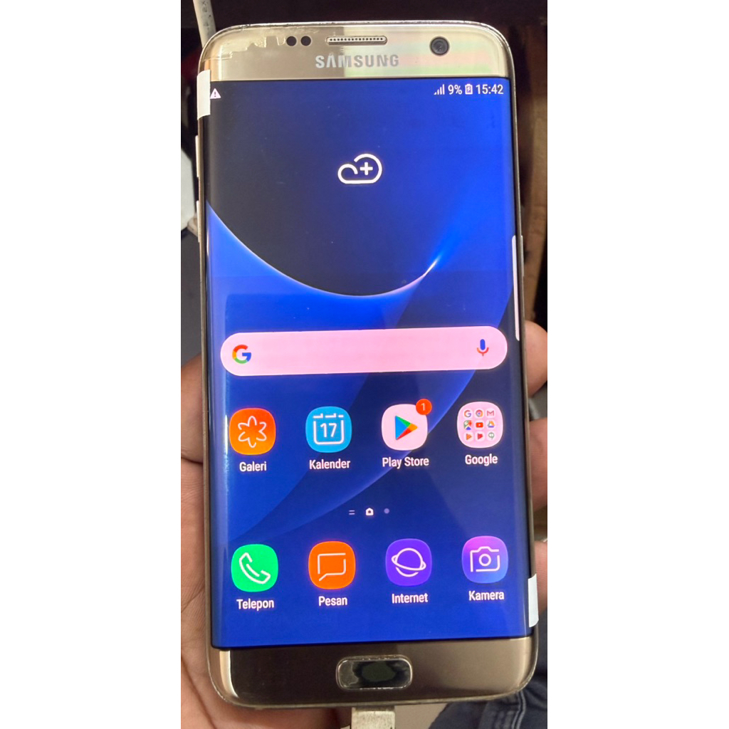 lcd touchsreen+frame samsung S7 edge SM-G935FD ori copotan