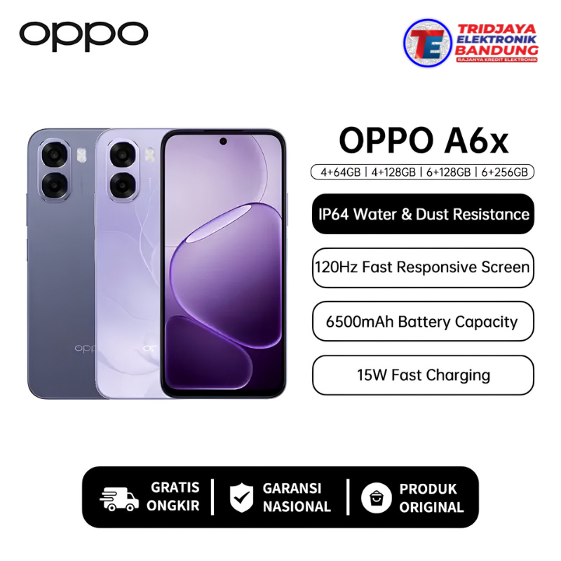 Hp Oppo A6X LTE Ram 6/128 GB Terbaru Murah Garansi Resmi