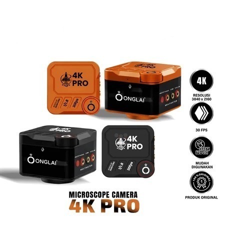 ONGLAI MICROSCOPE CAMERA 4K PRO DIGITAL VIDEO ULTRA HD KAMERA MIKROSKOP SERVICE HP MULTIMETER MICROP