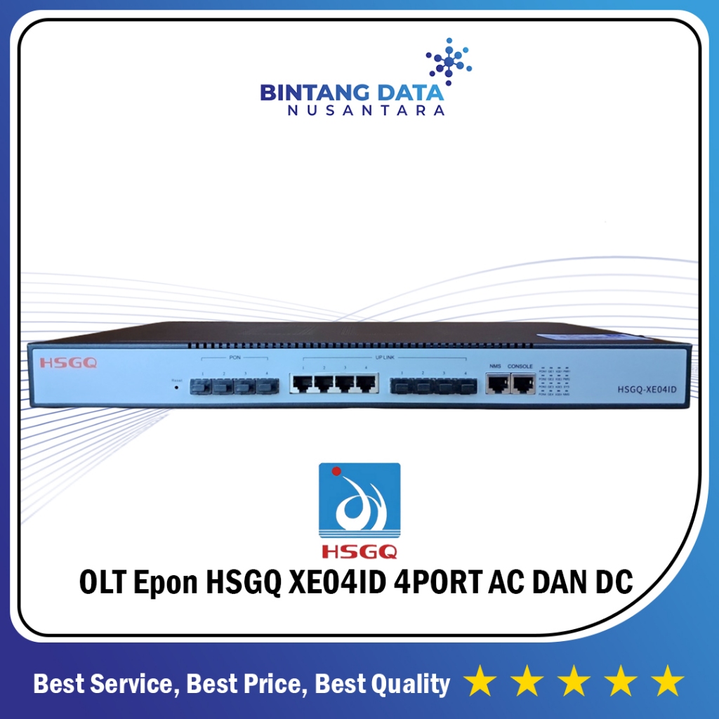 OLT Epon HSGQ XE04ID 4PORT AC DAN DC TANPA SFP