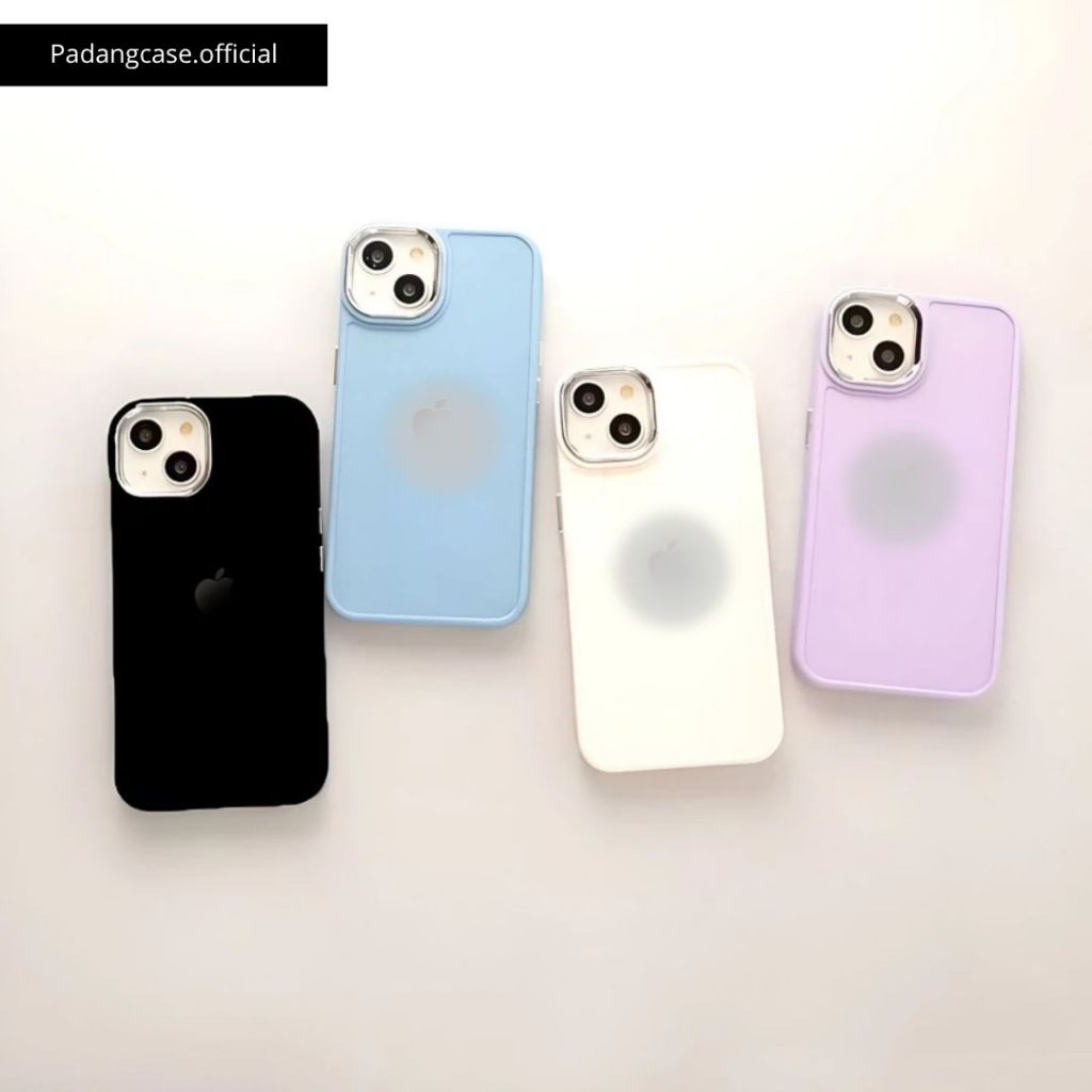 Case Iphone 7 8 7+ 8+ X XS XR 11 12 13 14 15 Promax Silikon TPU Stiker Silver