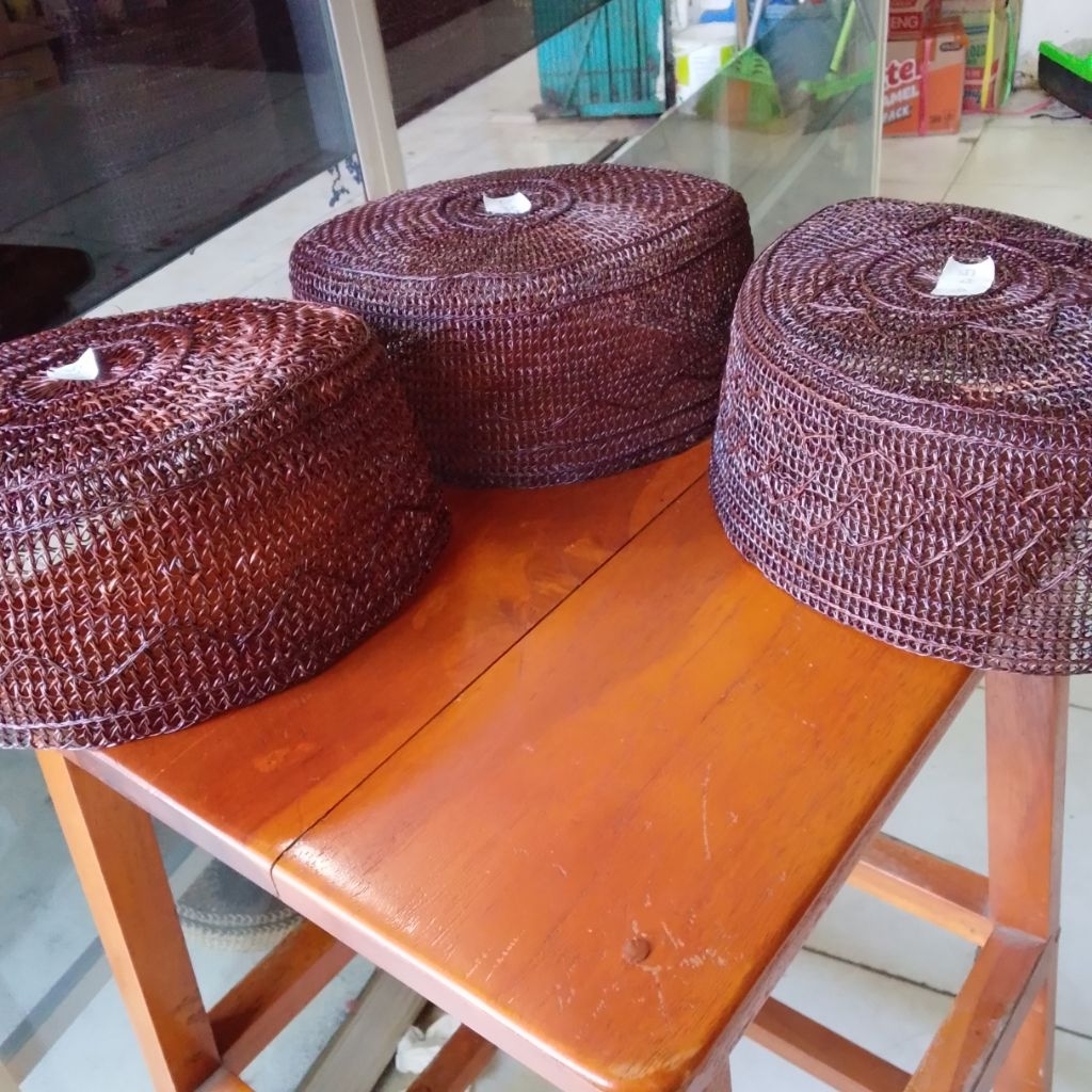 peci jangang peci akar kopiah jangang khas kalimantan