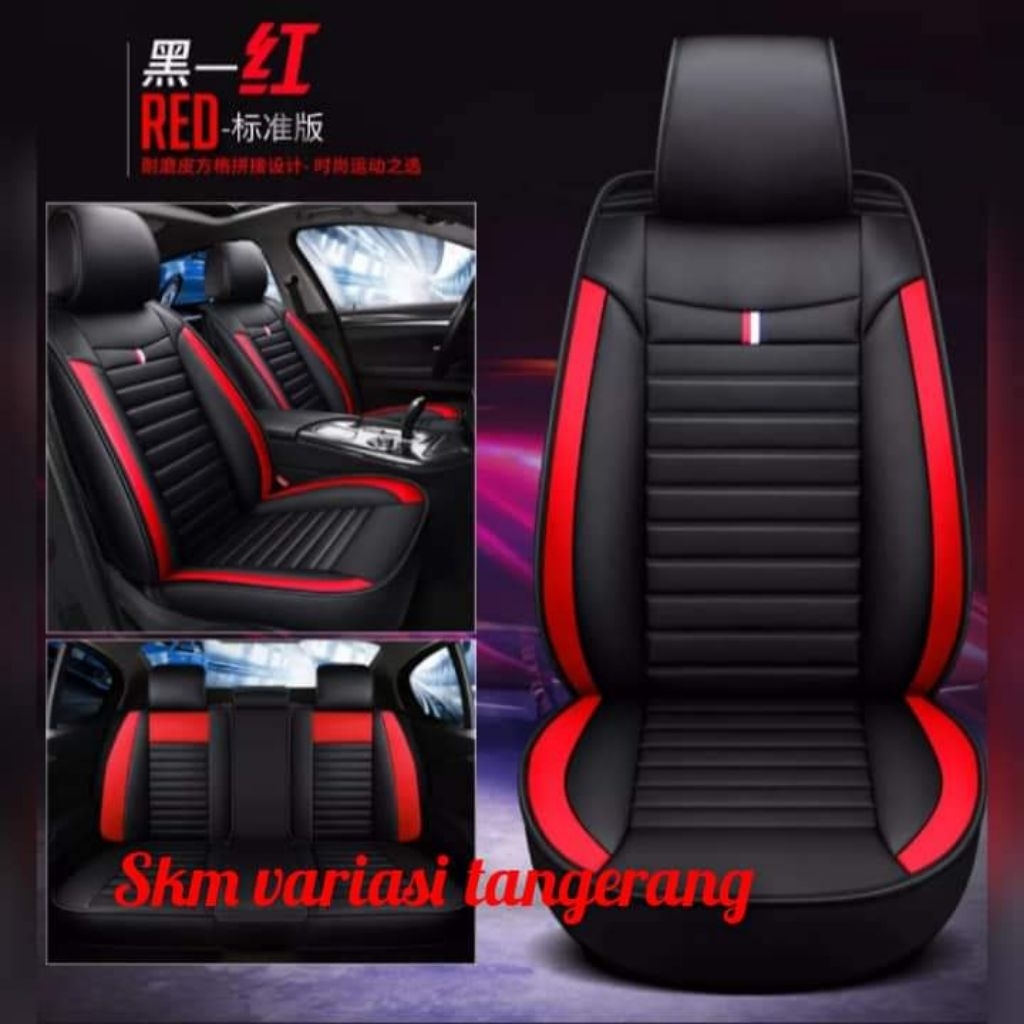 SARUNG JOK MOBIL RUSH TAHUN 2018-2020 FULL SEAT TIGA BARIS