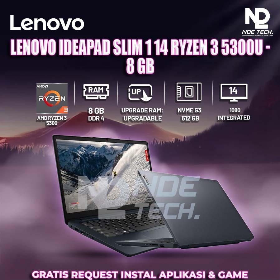 LENOVO IDEAPAD SLIM 1 14 RYZEN 3 5300U