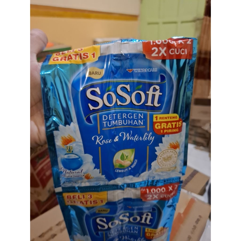 Sosoft cair isi 16 sachet