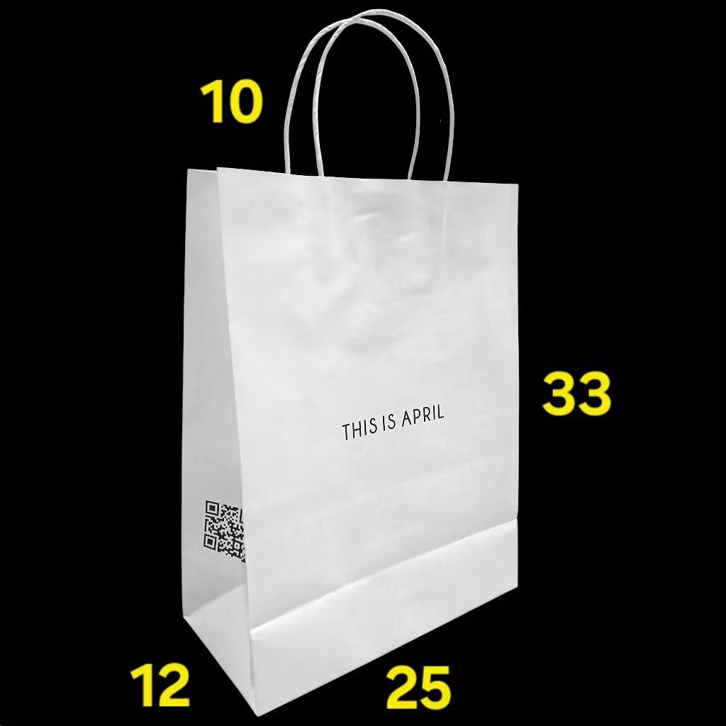 PAPER BAG THIS IS APRIL / SHOPPING BAG BUTIK / PAPER BAG BRANDED