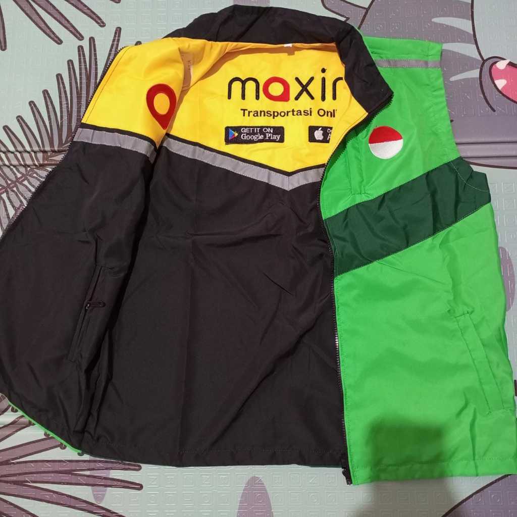 ROMPI NGOJOL MAXIM HITAM BOLAK BALIK GRAB ORI BISA VERMUK WATERPROOF BORDIR SAKU 6 MURAH