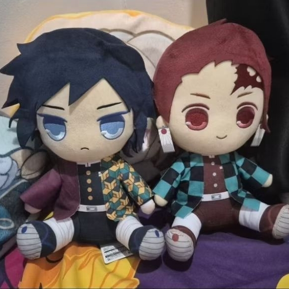Kimetsu no Yaiba Demon Slayer Boneka Giyuu Tanjiro Big Furyu Plush set
