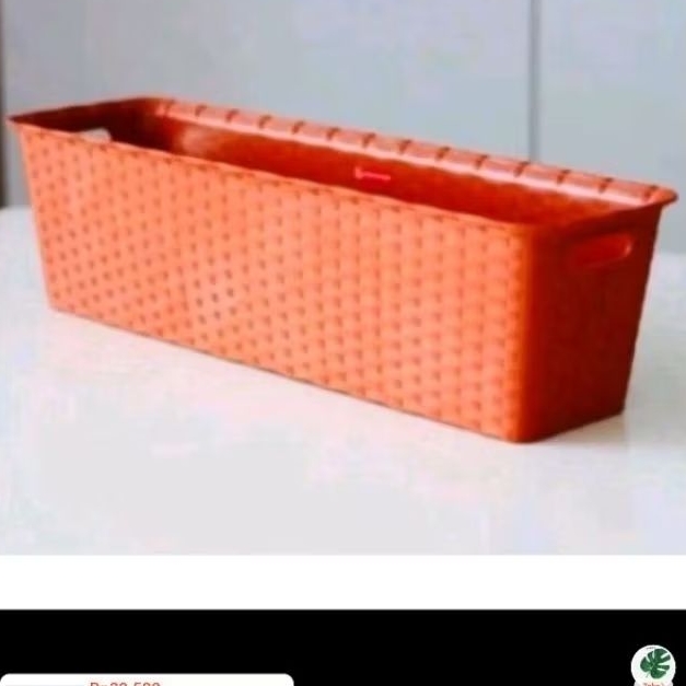 pot anyam pot segi panjang 70 cm