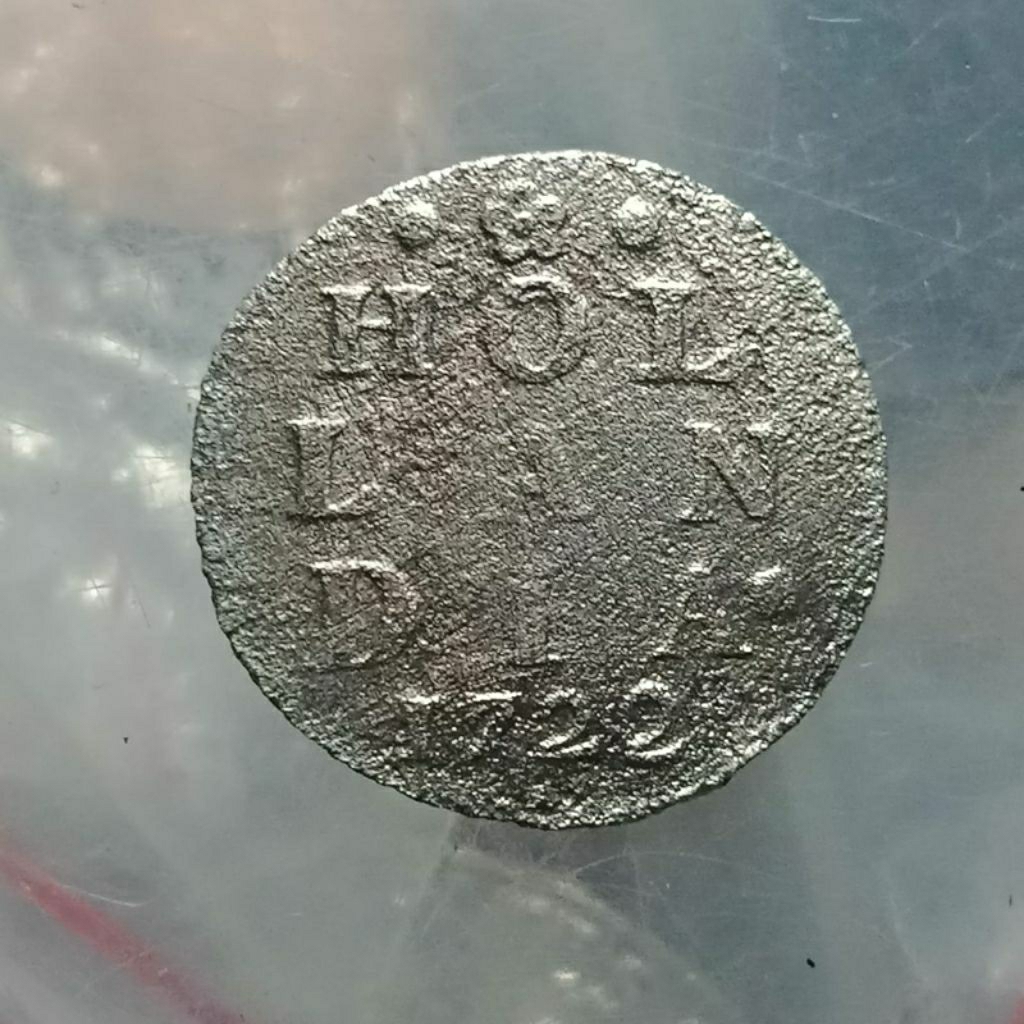 PROMO 1722 HOLLANDIA 2 STUIVER ERA BELANDA KOLEKSI KUNO MURAH BANYAK DICARI KOLEKTOR