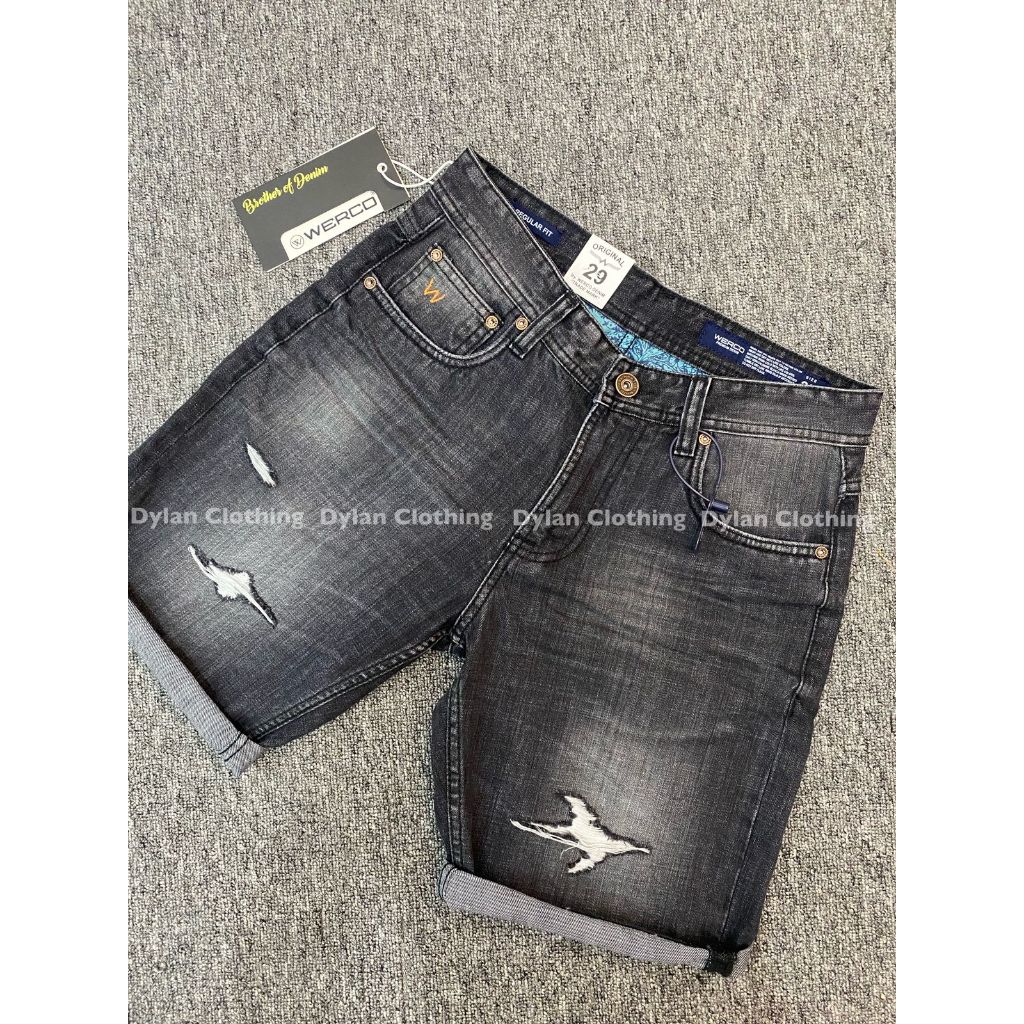Celana Pendek Werco||Celana Jeans Pendek Pria||Brand Lokal Berkualitas Original