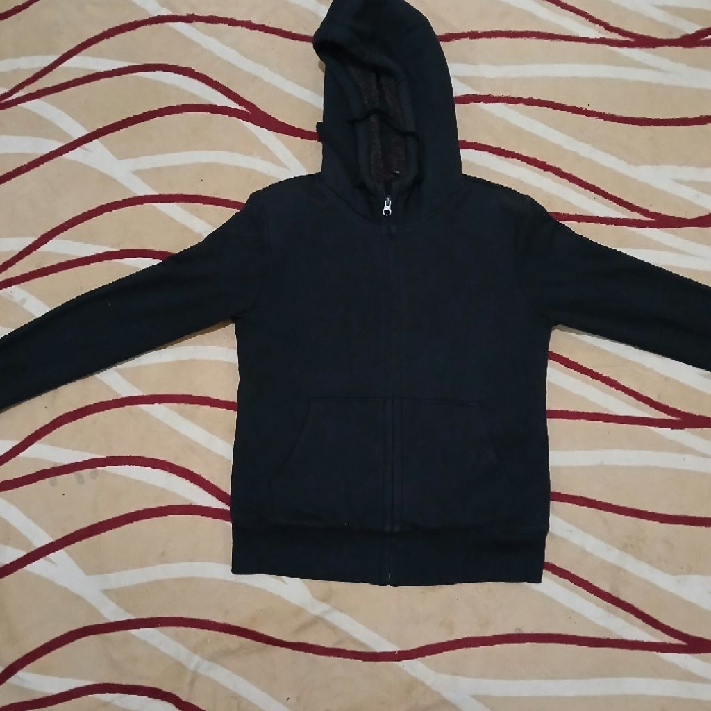 Hoodie Zipper Sherpa Uniqlo