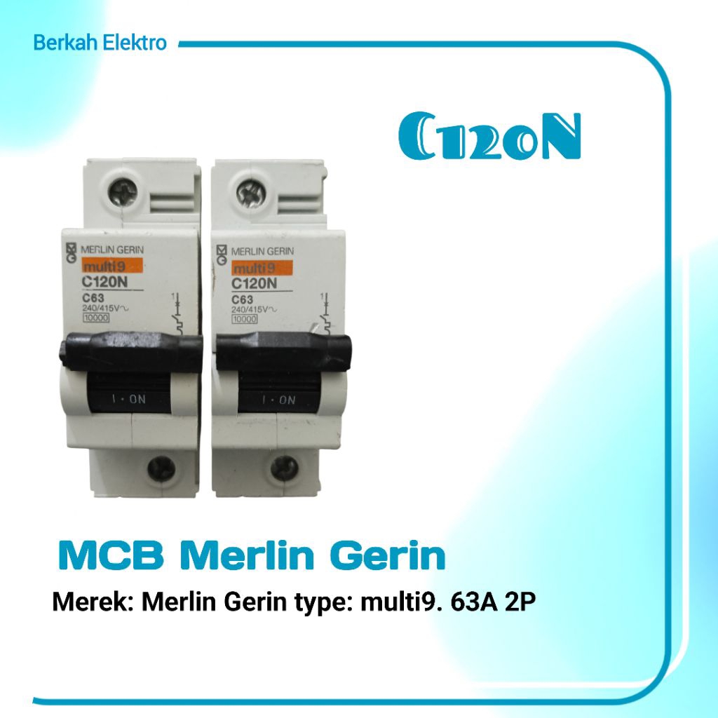 MCB MERLIN GERIN 63A 1P SECOND