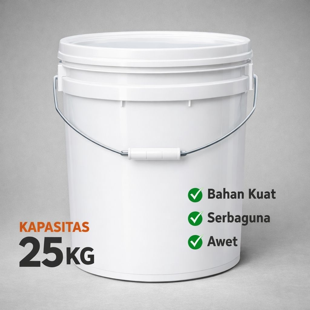 PROMO EMBER 20 LITER PUTIH POLOS 25 KG