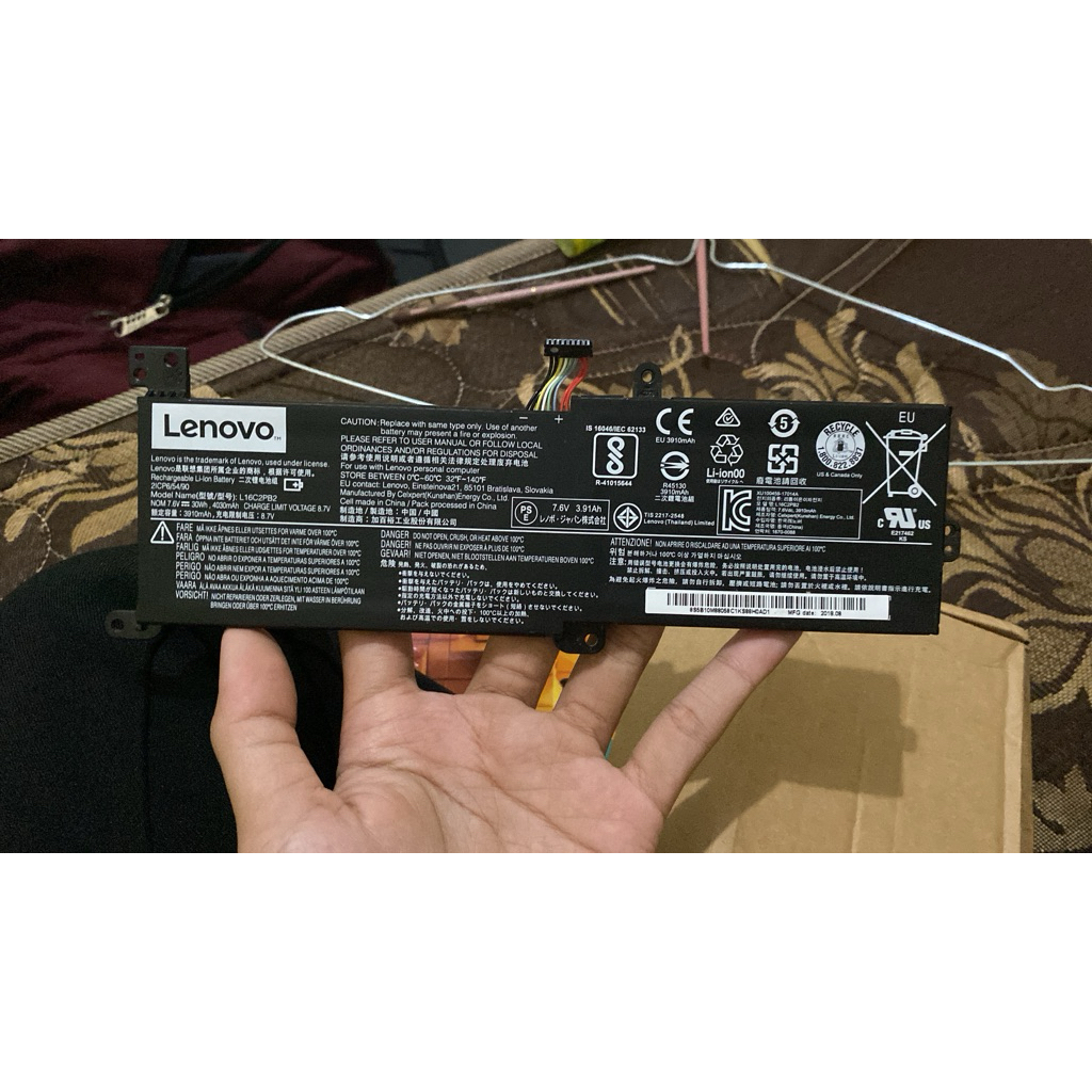 BATRE BATERAI BATTERY ORI COPOTAN LAPTOP LENOVO IDEAPAD 320/330
