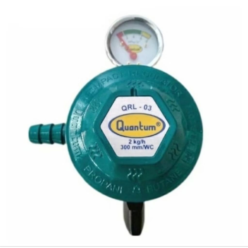 REGULATOR Quantum Regulator Kompor Gas Quantum Regulator Tekanan Rendah Barang Original (rekondisi)