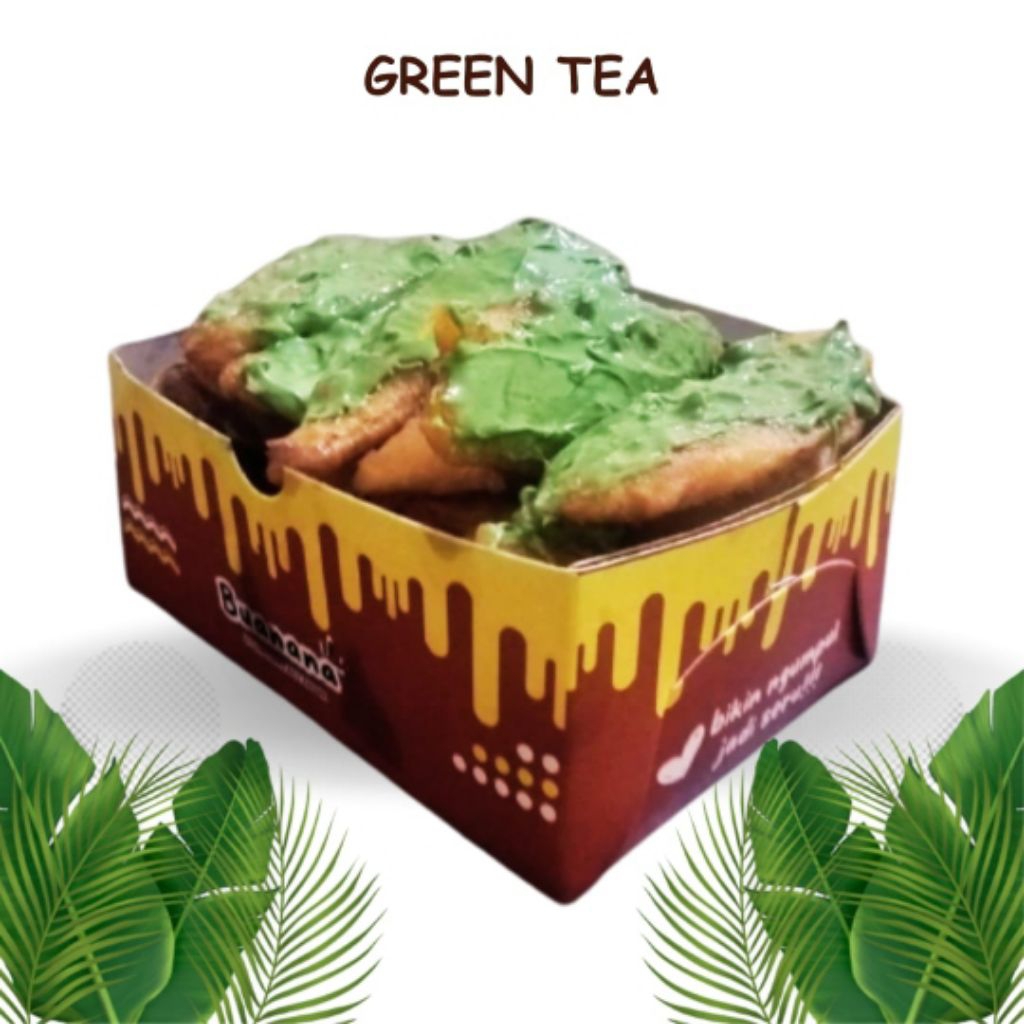 Pisang Goreng Tanduk GREENTEA, PESAN DULU BARU digoreng
