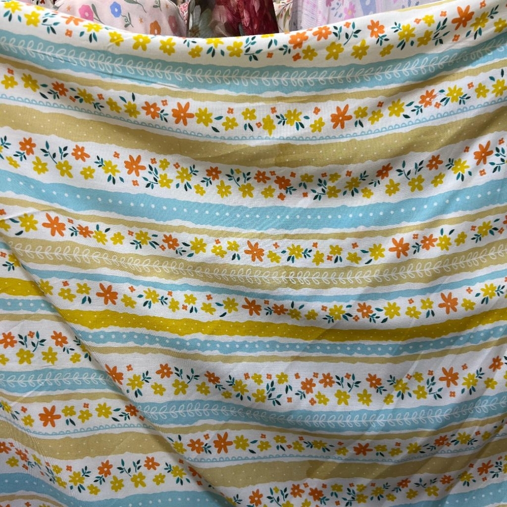Kain Katun Rayon Motif | Katun Rayon Motif Bunga | Katun Rayon Motif Anak Anak | Katun Rayon Motif A