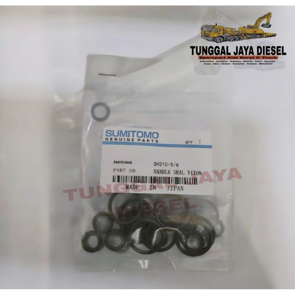 SEAL HANDLE TANGAN SUMITOMO SH210-5 SH210-6 SEALKIT HANDLE VITON SUMITOMO