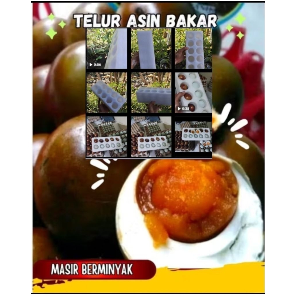 Telor Asin Bakar Brebes 10 Butir / Telor Asin Rebus