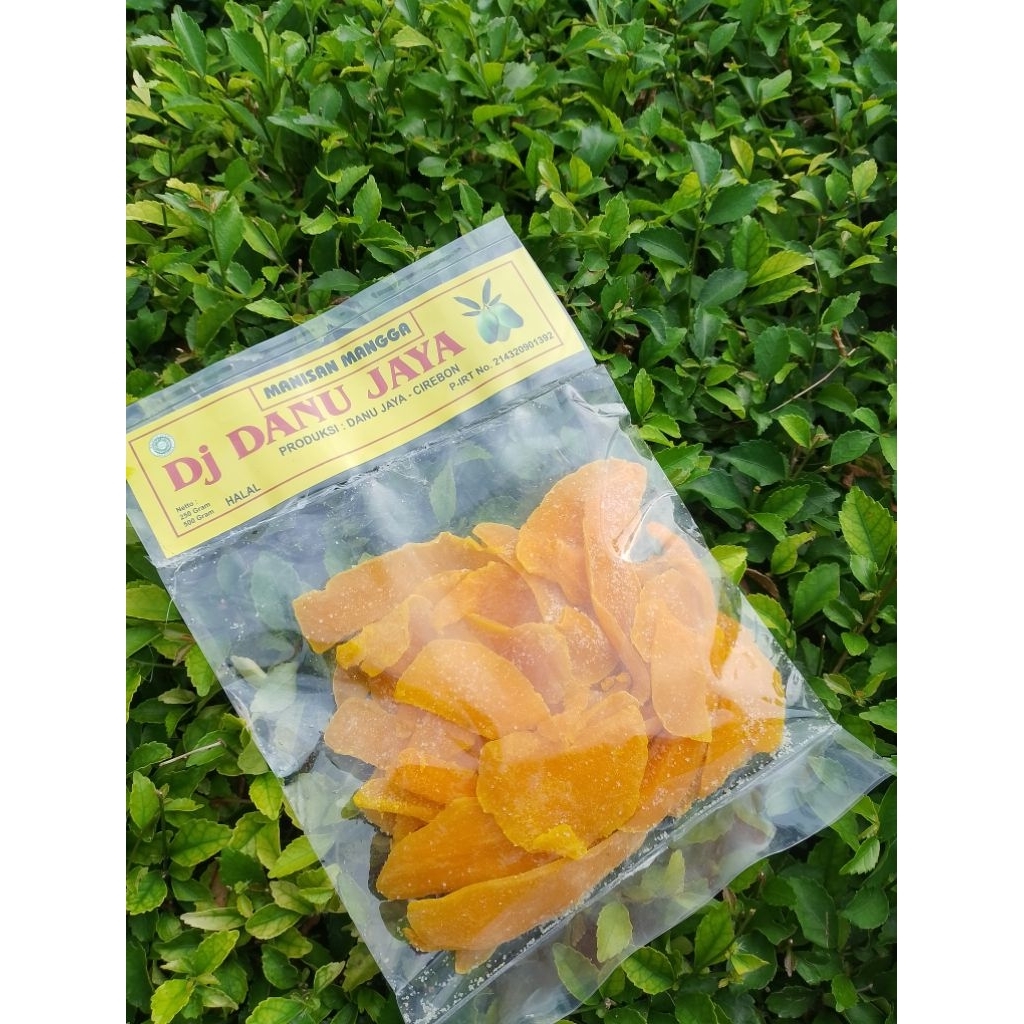 Manisan Mangga Kering Thailand 150gr - Manis Alami, Asem Segar, Irisan Tipis