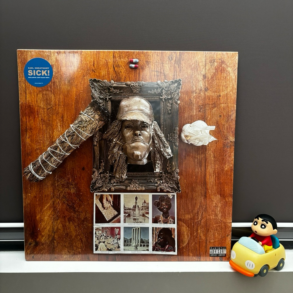Vinyl Piringan Hitam Earl Sweatshirt - SICK