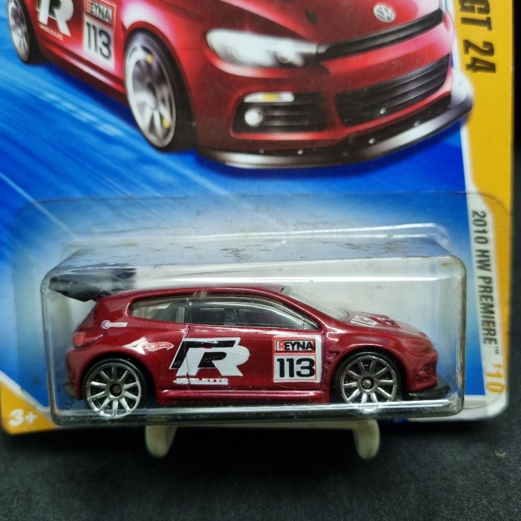 Diecast Mobil Hotwheels 1:64 VW SCIROCCO GT 24 red merah