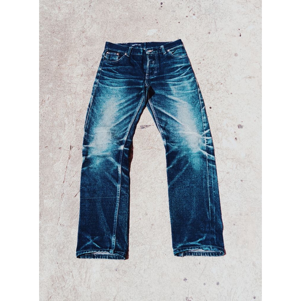 celana denim pnj 17 Oz size 29-30 Slim straight