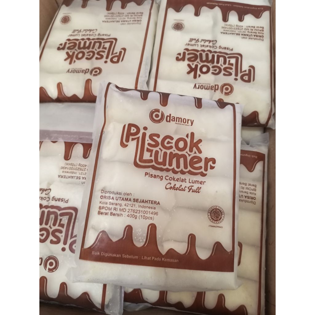 Piscok (pisang coklat) Lumer Damory
