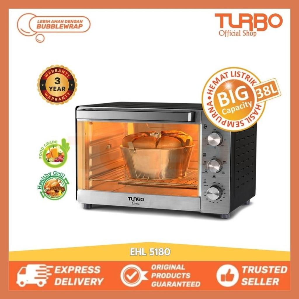 Turbo Carino Oven Toaster 38L EHL5180 Original Garansi Resmi 3 Tahun BATAM