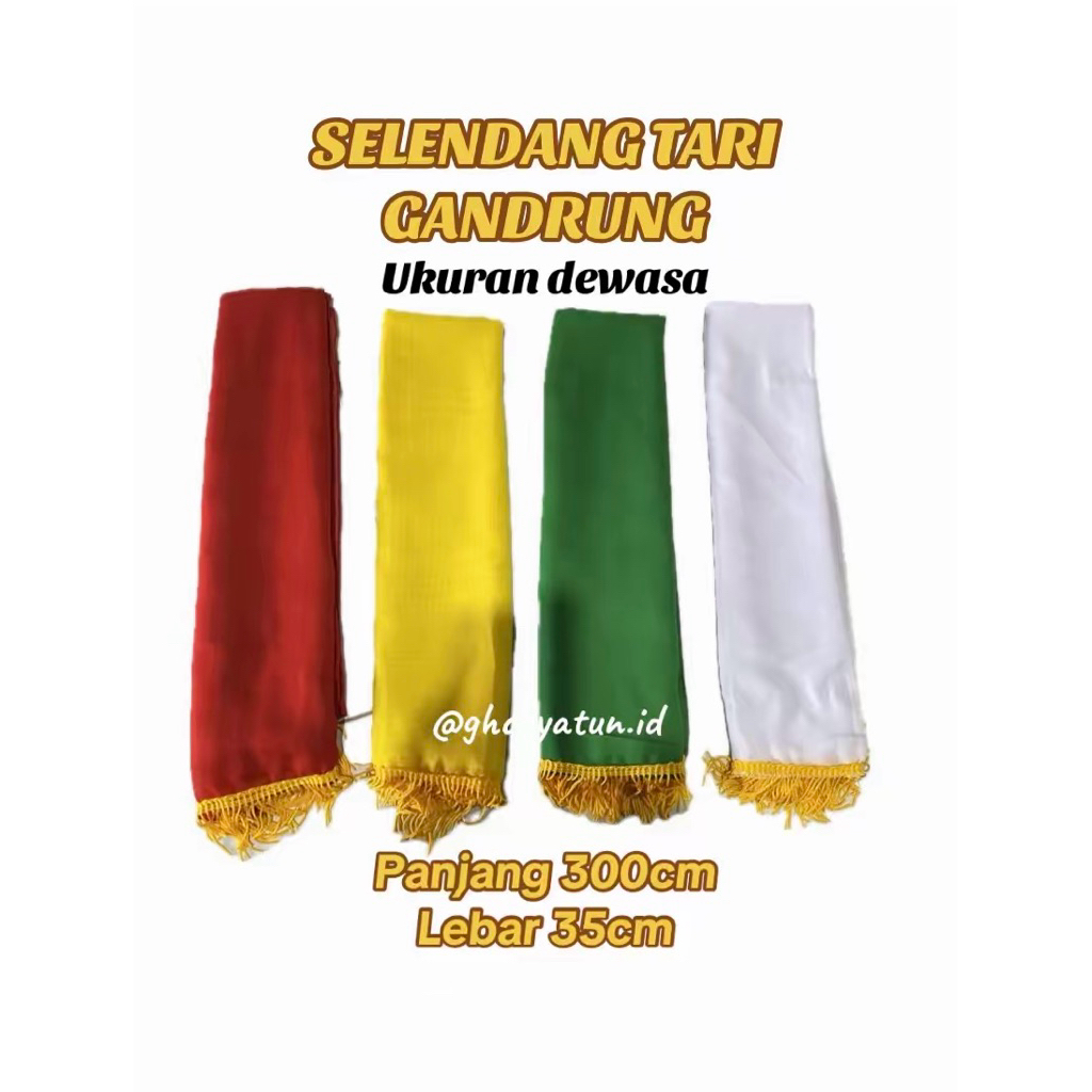 Selendang tari gandrung dewasa/ selendang tari gombyok