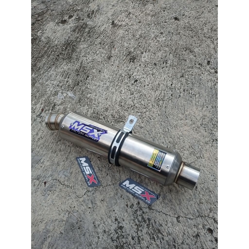 slincer knalpot original msx jenong non wrx gp5 dos inlet 50 jrm model klem