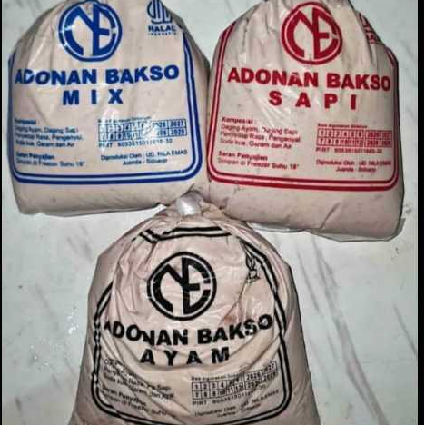 Adonan pentol bakso/ Jeladren 1 kg
