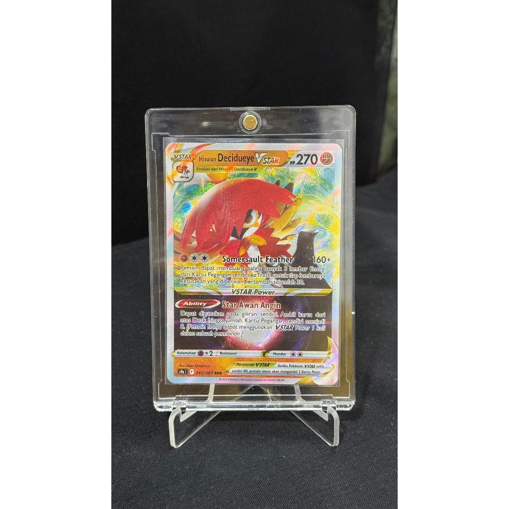Kartu Pokemon Original - Hisuian Decidueye VStar 045/067 RRR