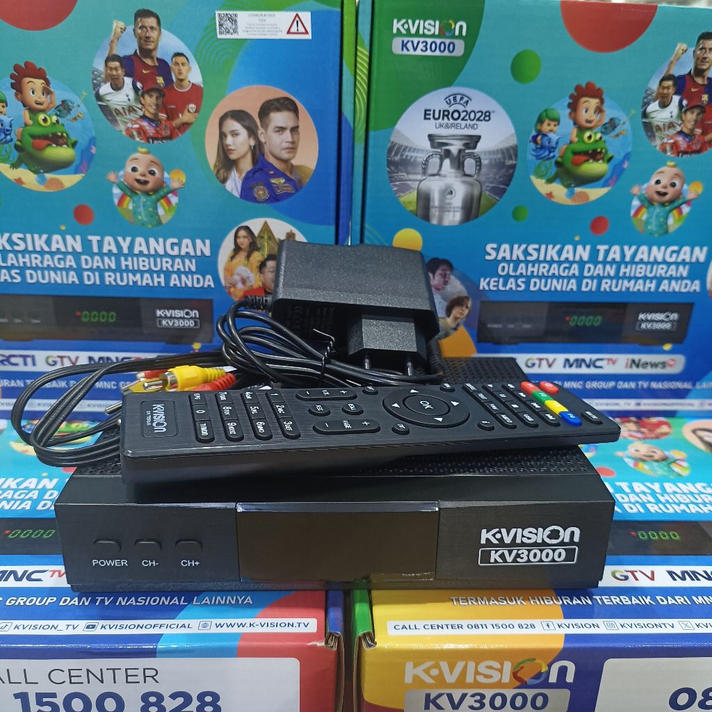 Decoder TV | Kvision KV3000 Series2026 | HD DVB-S2 Receiver Parabola