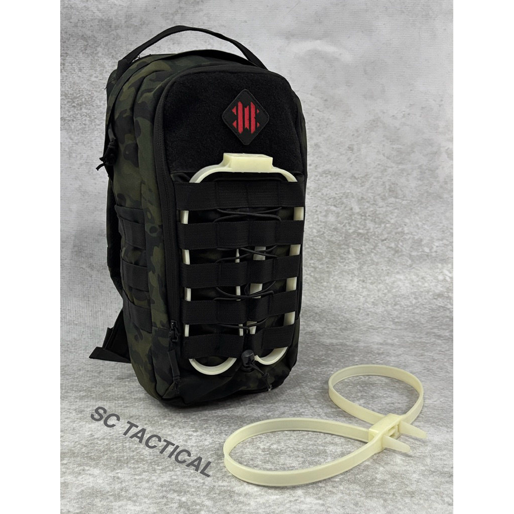 Tas Black Scorpion GEN 3 Multicam Black Fullset Tali Tis Putih / Tas Tactical Multicam Black / Tas M