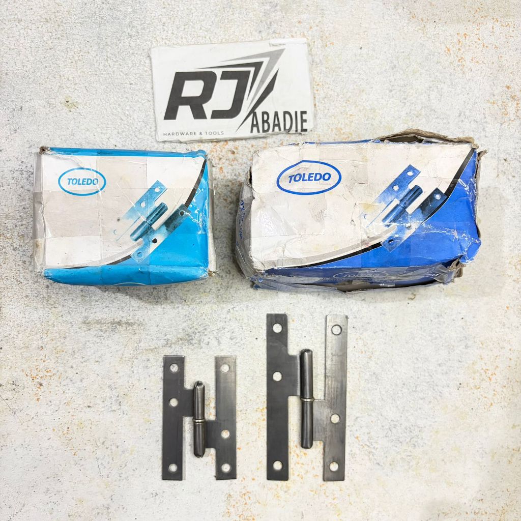 [12SET] Engsel H Chrome Tebal TOLEDO 80x50 110x55 140x60 MM Pintu Jendela Copot Cabut Lepas Kiri Kan
