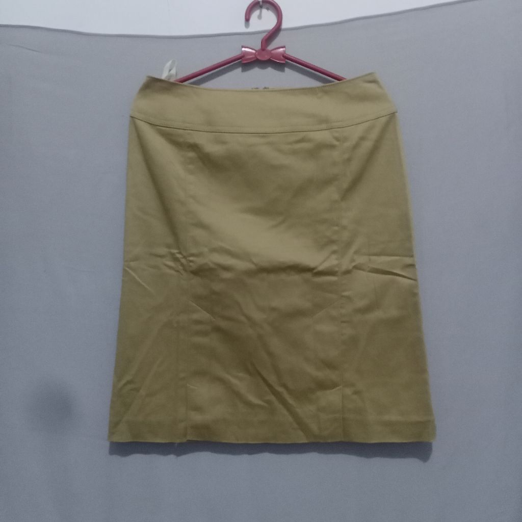 preloved rok mini coklat susu