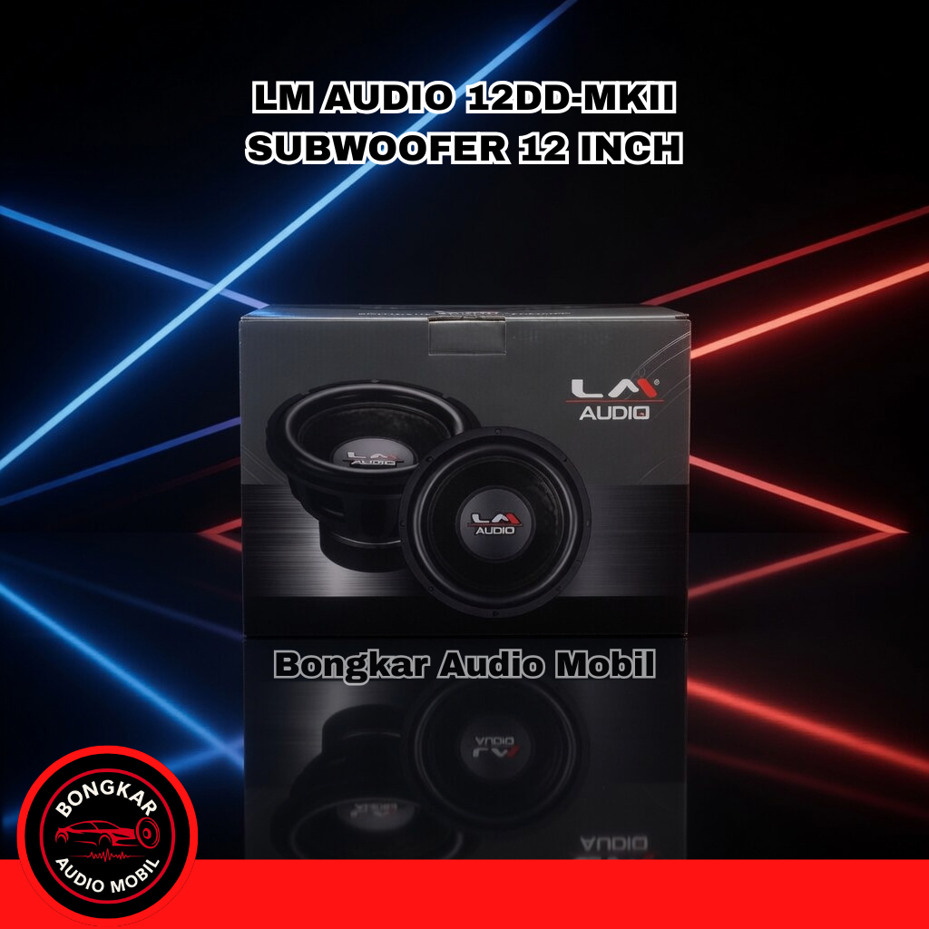 Subwoofer 12 inch LM AUDIO LM-12DD-MKII Double Coil Magnet / Subwoofer Mobil 12inch LM-12DD MKII