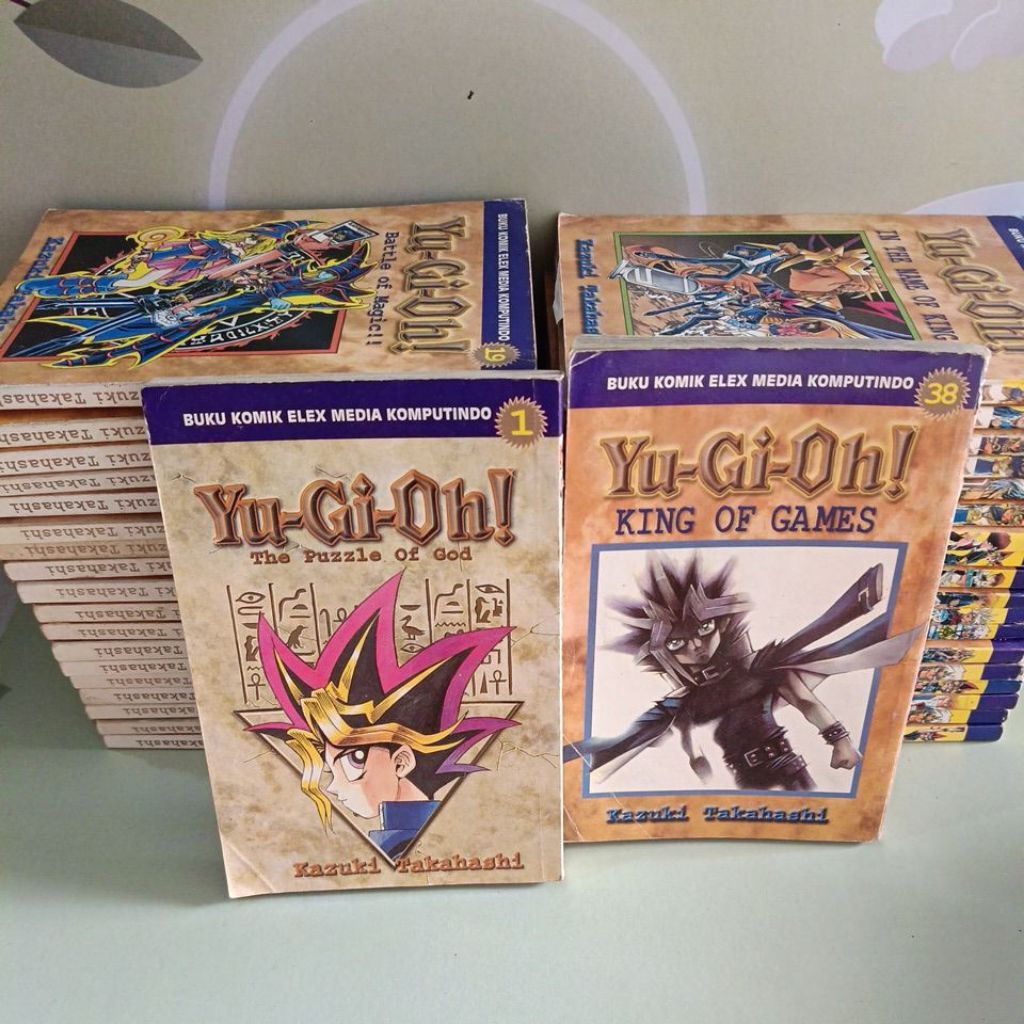 kOmik yu gi oh full set tamat 1-38 original elex