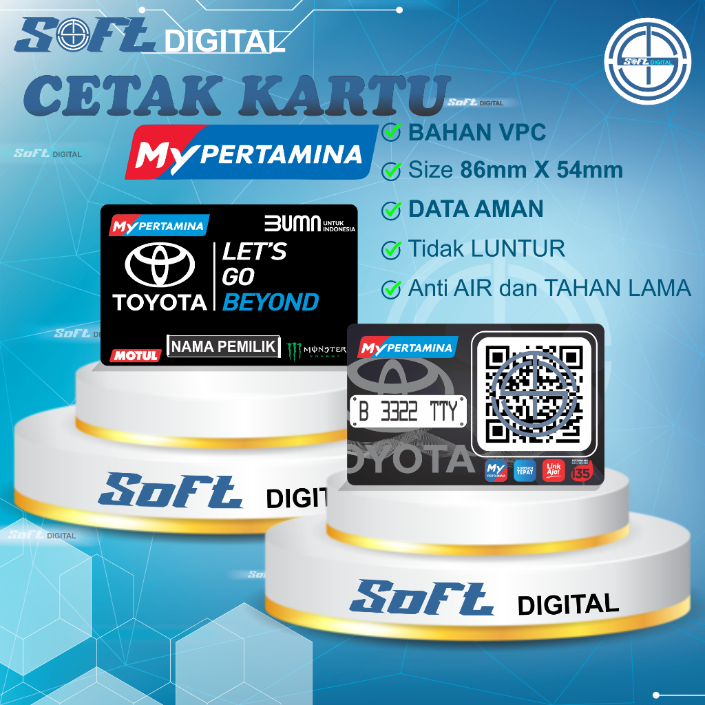 Cetak Kartu My Pertamina Barcode | ID CARD | BARCODE MY PERTAMINA