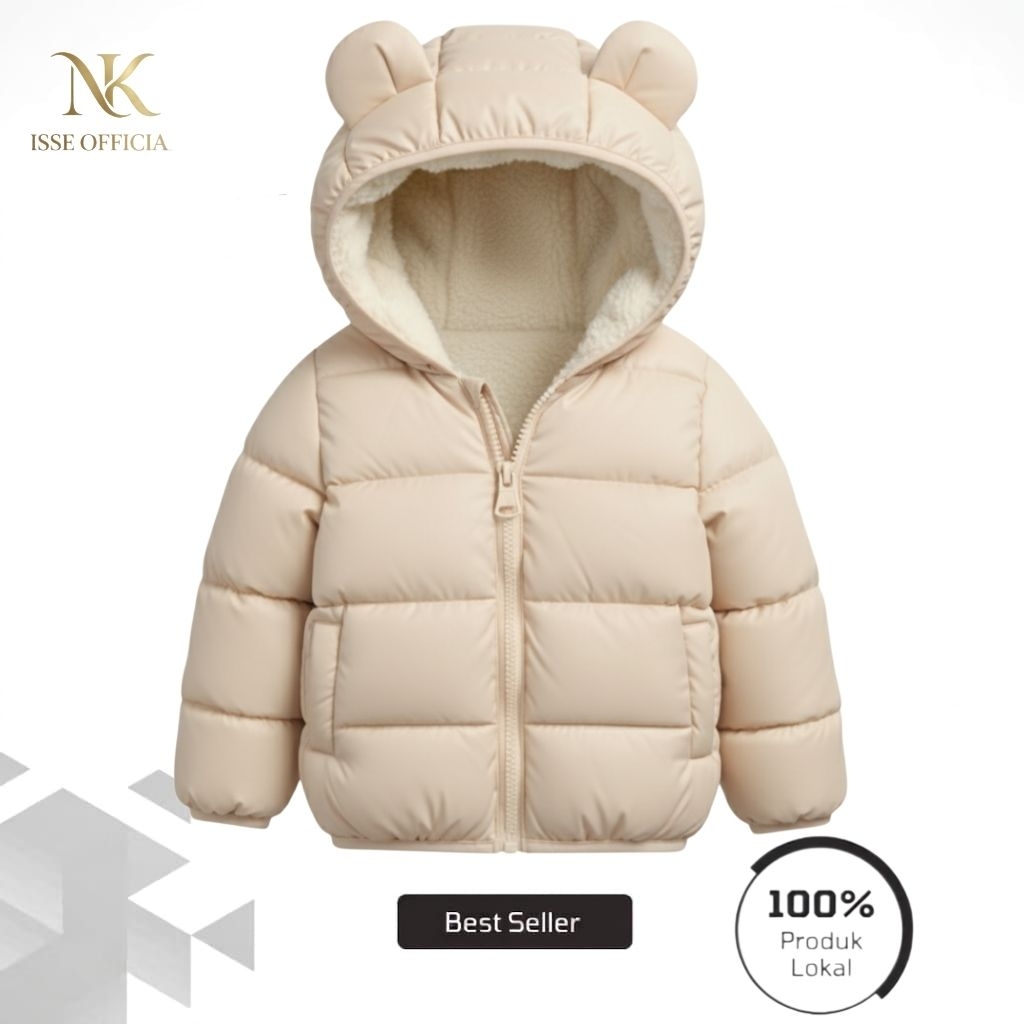 Jaket Tebal Bulu Anak Usia 1-12 Tahun Jaket anak Laki laki Perempuan
