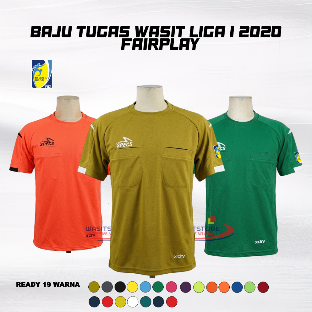 BAJU WASIT LIGA1 2020/ 2021 ( LENGAN FAIRPLAY )