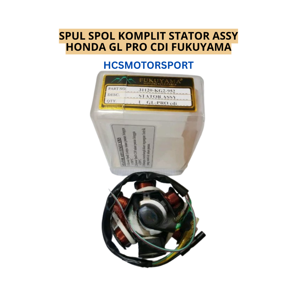 SPUL SPOL KOMPLIT STATOR ASSY HONDA GL PRO CDI FUKUYAMA