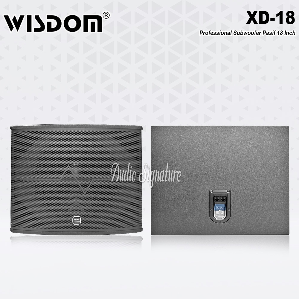 Speaker Pasif 18 Inch Subwoofer WISDOM XD18 | XD 18 Original Harga 1 PCS