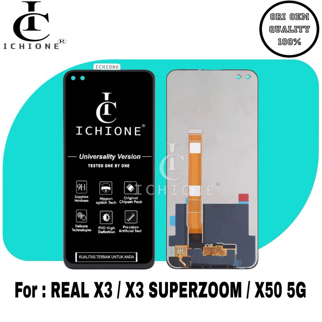 ICHIONE - Lcd Touchscreen Realme X3 / X3 Superzoom / X50 5G Fullset Original