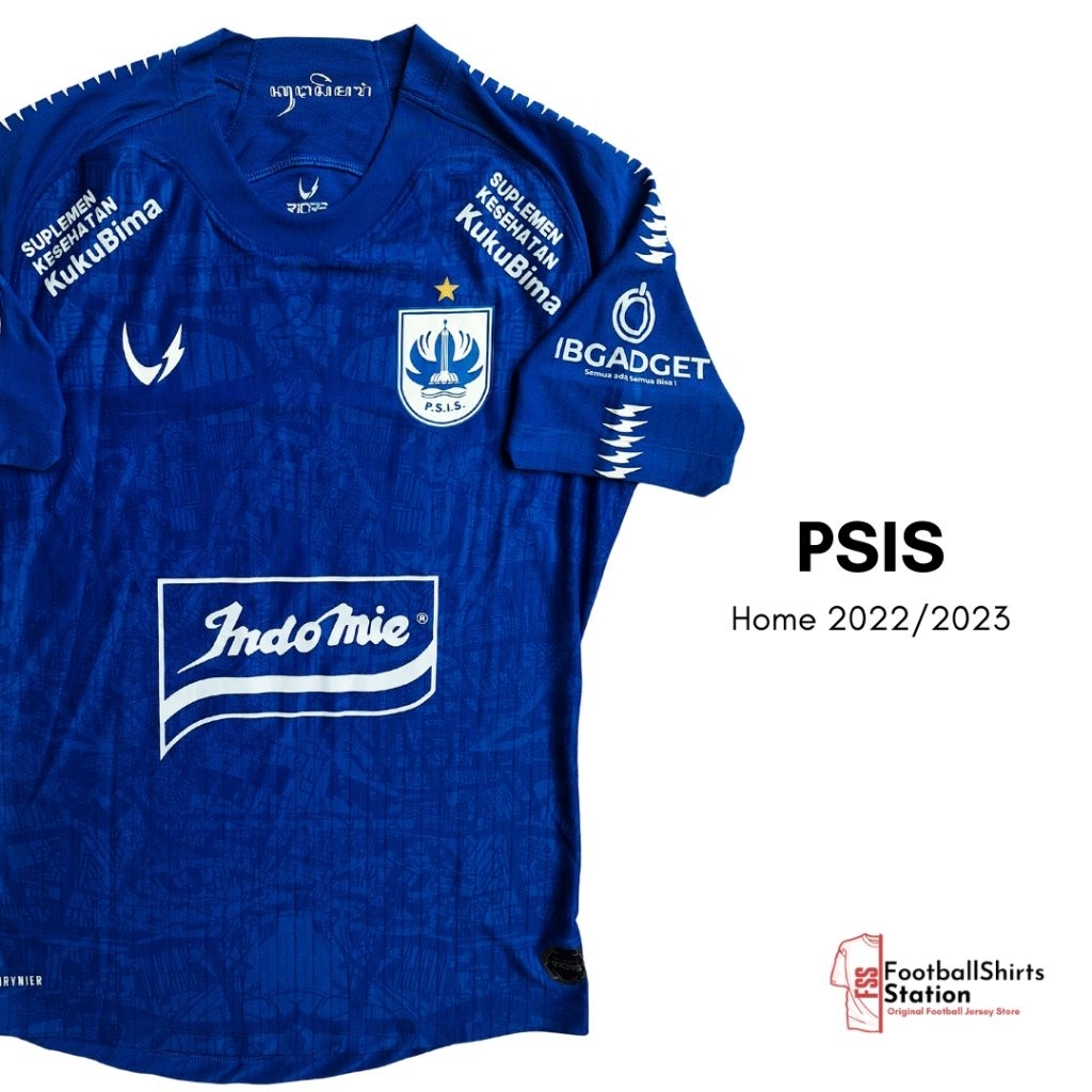 Jersey Match Issue PSIS Semarang Home 2022/2023 Player Issue Size M Nameset Dalley Original Riors