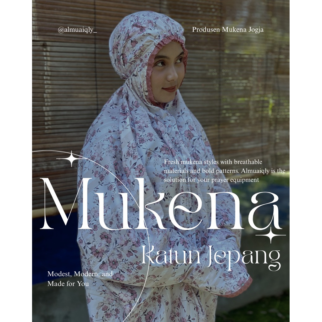 ALMUAIQLY - MUKENA KATUN JEPANG | MUKENA SANTRI | MUKENA PESANTREN | MUKENA MOTIF | MUKENA POLOS | M